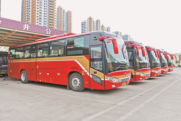 2021年南宁市为民办实事工程新购新能源公共汽车项目已完成70